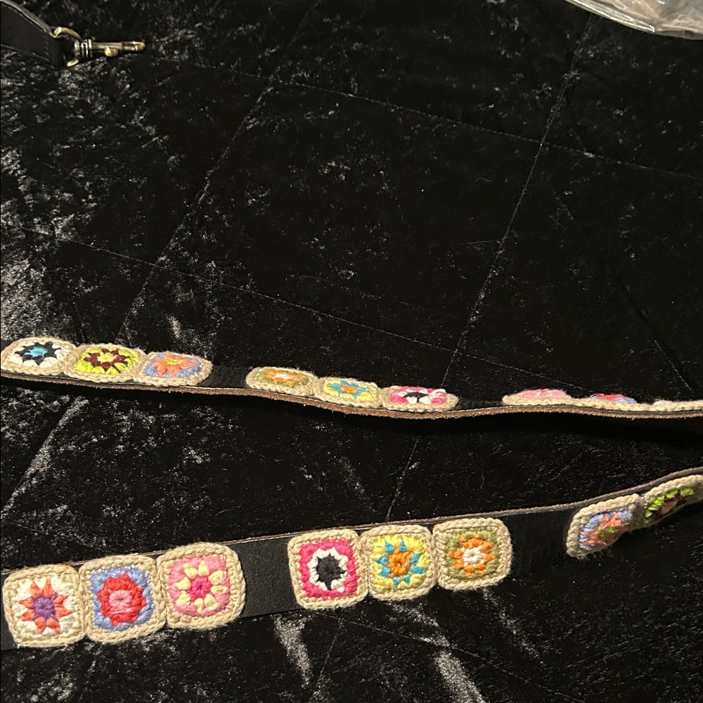 Patricia Nash Colorful Crochet Strap